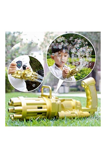 XIUWOO مسدس جاتلينج لصنع الفقاعات بكمية كبيرة 8 فتحات - قد يختلف اللون