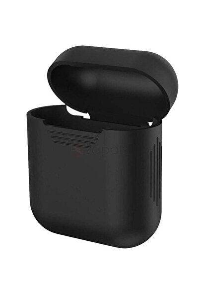 Generic غطاء حماية لسماعات ابل ايربودز - لون أسود