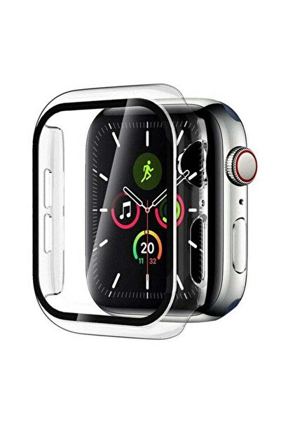 Techshare حافظة واقية مع واقي شاشة من الزجاج المقوى لساعة Apple Watch Series ...