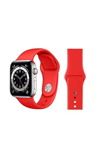 Perfii سوار بديل لساعة Apple Watch Series 6/SE/5/4/3/2/1 باللون الأحمر