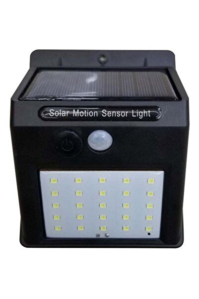 Generic 25 LED Motion Sensor Solar Light Black