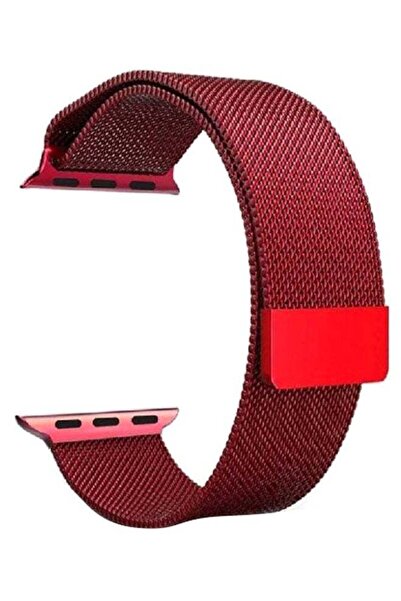porodo Metal Replacement Band For Apple Watch 44/42mm Red