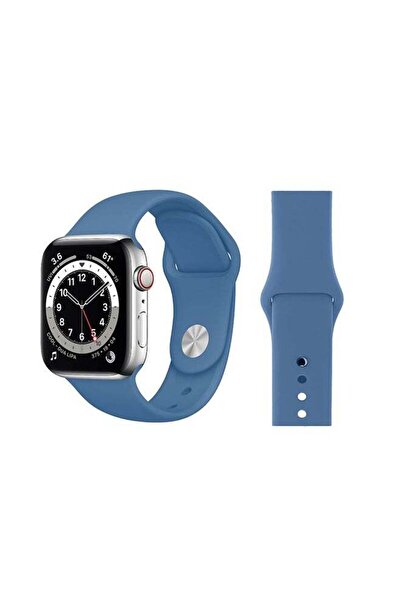 Perfii سوار بديل لساعة Apple Watch Series 6/SE/5/4/3/2/1 - أزرق دينم