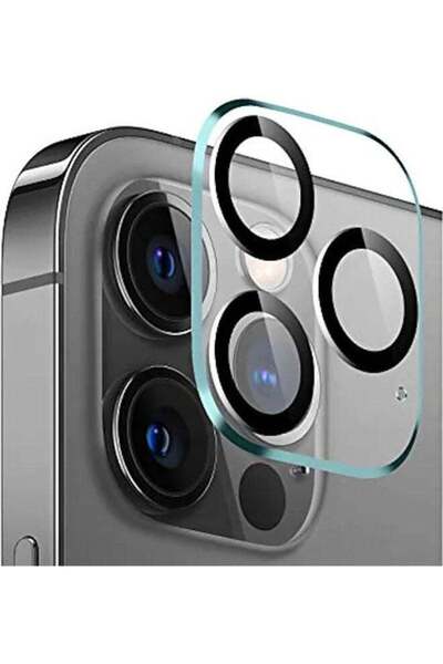 MOCOM واقي عدسة الكاميرا الزجاجي لجهاز iPhone 13 Pro شفاف