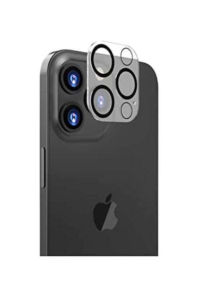Generic 2-Piece Camera Lens Protector Glass For iPhone 13 Pro Clear