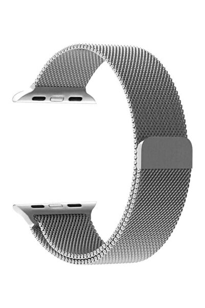 Promate Magnetic Milanese Loop Watch Band For Apple iWatch Silver