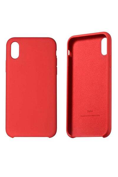 Generic Soft Silicone Case Cover For Apple iPhone X Red