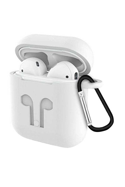 Generic غطاء حماية لسماعات ابل ايربودز - أبيض