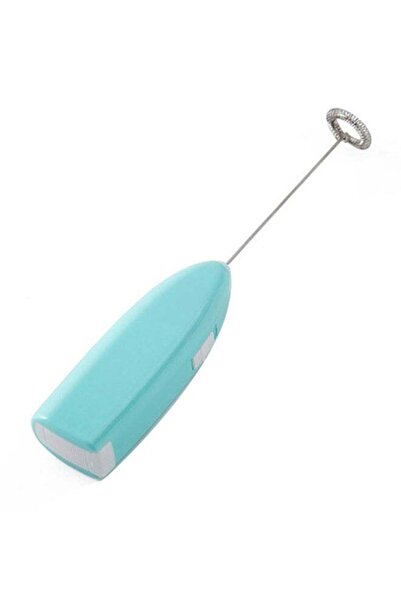 Generic خلاط رغوة البيض والحليب المحمول الصغير أزرق 19.8 سم