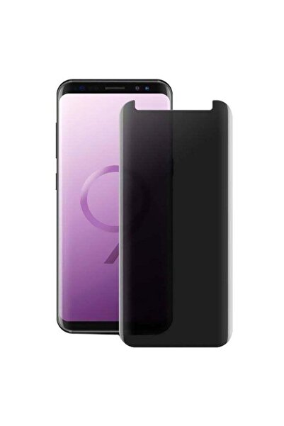 Muzz واقي شاشة زجاجي ثلاثي الأبعاد لهاتف سامسونج جالاكسي S9 أسود