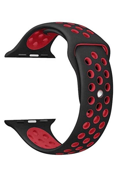porodo Wrist Band For Apple Watch Nike + Black/Red