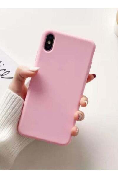 Generic Flexible and modern silicone case for iPhone XR pink color