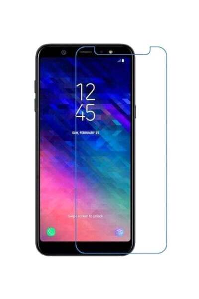 Generic واقي شاشة زجاجي مقوى لهاتف سامسونج جالاكسي A6+ (2018) شفاف