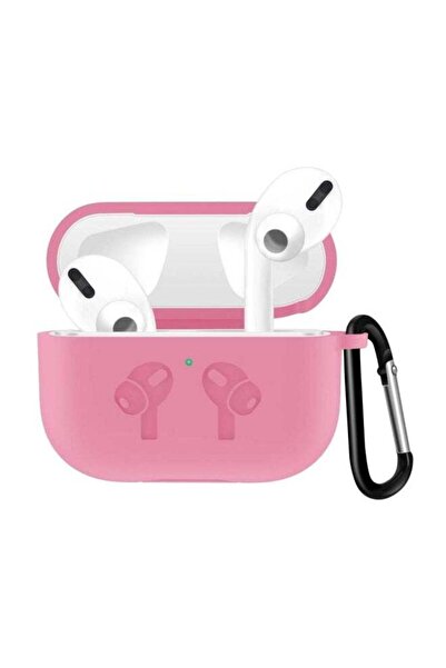 Generic Silicone Wireless Charging Case Cover For Earbuds Pink