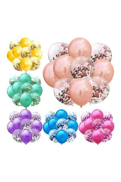 sharpdo 10-Piece Decorative Party Balloons Set 12inch