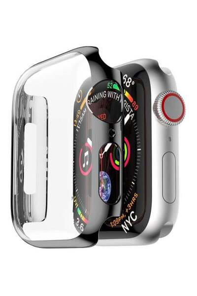 Generic Protective Case Cover for Apple 4th Generation Smartwatch Clear/Black