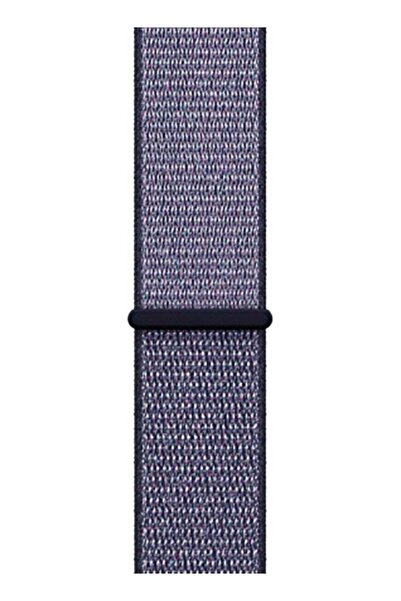 Generic سوار بديل لساعة أبل 42 مم أزرق داكن