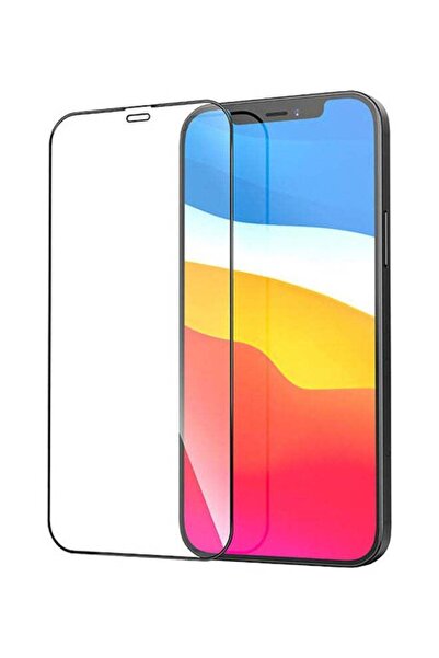 Generic واقي شاشة كينج ستور من الزجاج المقوى لهاتف أبل آيفون 12 ميني، أسود/شفاف