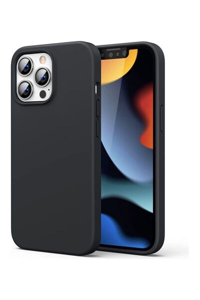ROCK POW Silicone Protective Case For iPhone 13 Pro Max 6.7 inch Black