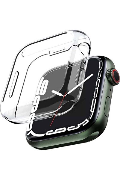 Generic غطاء حماية شامل مضاد للخدش وممتص للصدمات لساعة Apple Watch Series 7 (45 مم) C