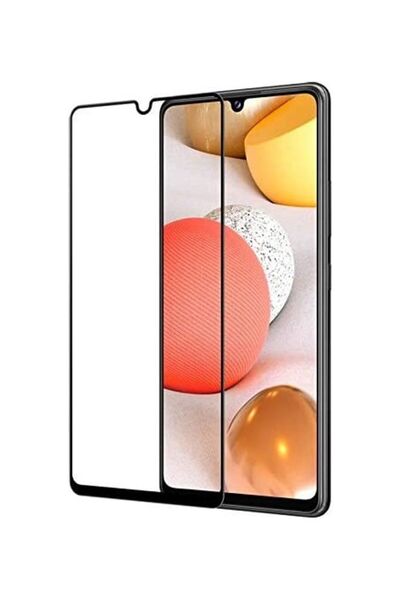 ICS واقي شاشة لهاتف سامسونج جالاكسي A42 5G أسود/شفاف