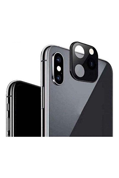 Generic غشاء عدسة الكاميرا الخلفية المعدنية من الزجاج المقوى لجهاز iPhone X X...