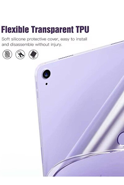 Generic Protective shock absorbing back cover for Apple iPad Mini 4 clear