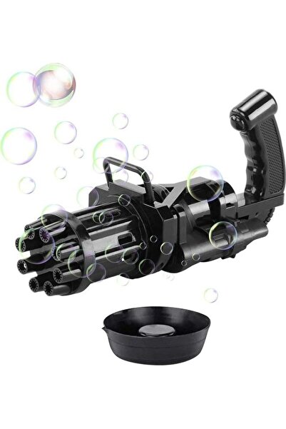 XIUWOO مسدس كهربائي لصنع الفقاعات بكميات كبيرة بثمانية فتحات