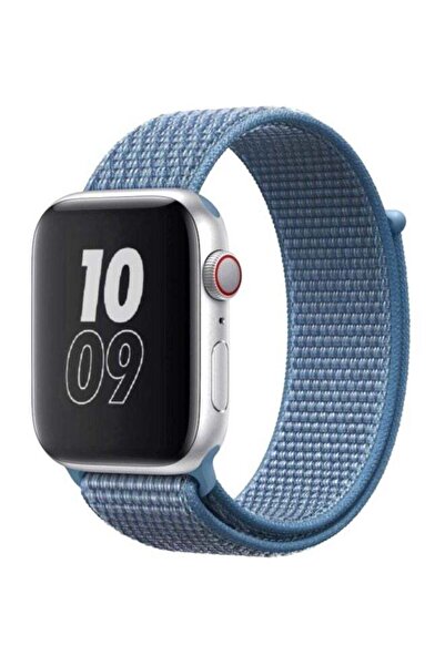 Margoun سوار بديل لساعة Apple iWatch Series 1/2/3/4 باللون الأزرق