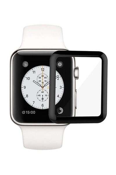 Generic Kingstore 3D Full Cover Curved Black Edge Screen Protector For Apple Watch 38mm