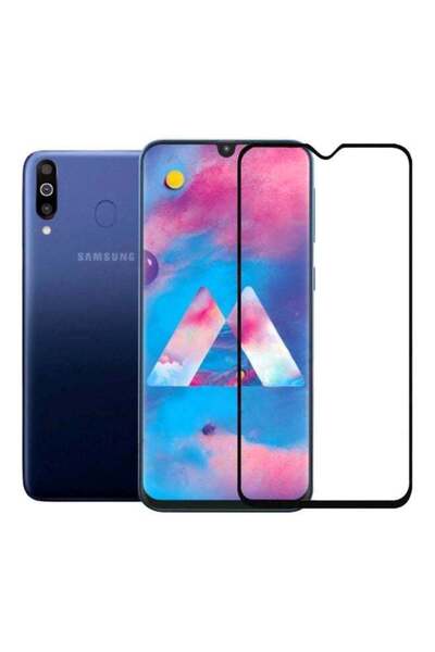 Eworld واقي شاشة 10D من 3 قطع لهاتف Samsung Galaxy A50 باللون الأسود