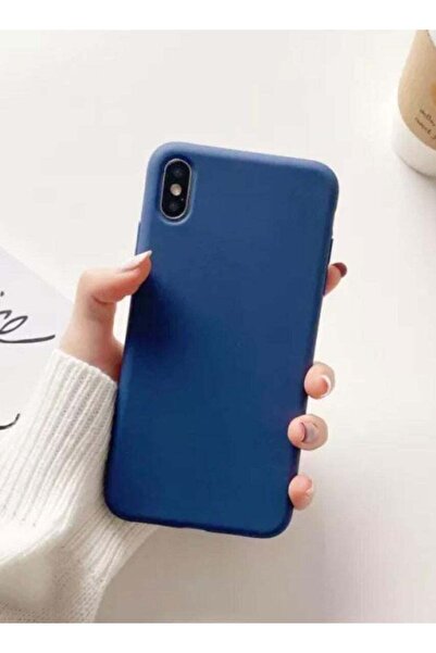 Generic Flexible and modern silicone case for iPhone X navy blue (dark blue)