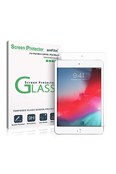 amFilm Tempered Glass Screen Protector For Apple iPad Mini 5/iPad Mini 4 Clear