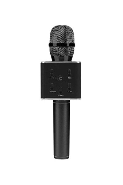 Generic ميكروفون كاريوكي لاسلكي Q7 أسود/فضي