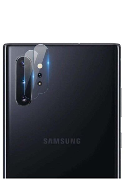 Generic عبوة من قطعتين واقي كاميرا زجاجي مقوى بحافة مستديرة 2.5D لهاتف سامسون...