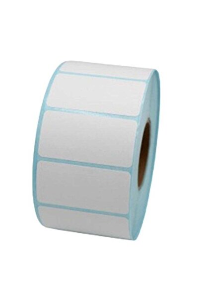 ARTLOOK ملصقات باركود حرارية بيضاء، 1000 قطعة