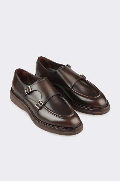 Elle Shoes Kahve Deri Erkek Günlük Ayakkabı