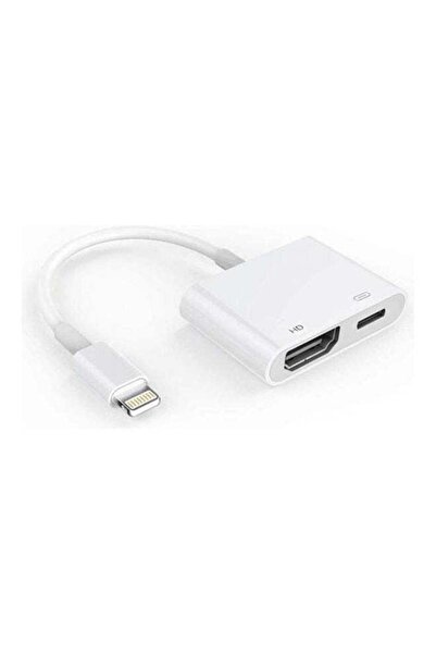 Generic محول Lightning إلى HDMI 1080P Lightning Digital AV محول مع منفذ شحن L...