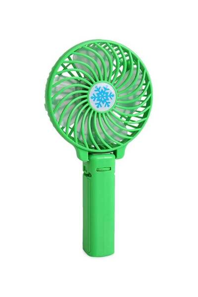 HomeWorks مروحة قابلة لإعادة الشحن عبر USB ACE_938177 باللون الأخضر