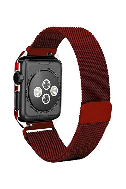 Generic Stainless Steel Band Apple Watch 38 mm Red