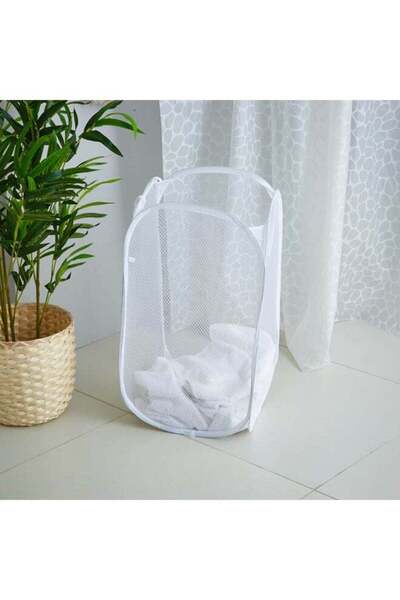 Home Box Ebase Pop-Up Laundry Hamper White 20x20cm