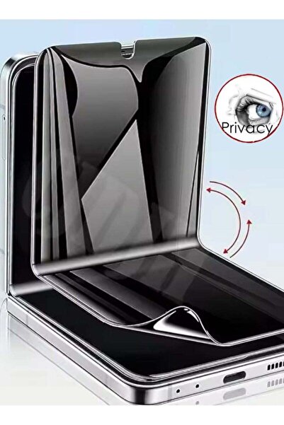 Generic واقي شاشة هيدروجيل غير لامع للخصوصية لهاتف Galaxy Z Flip 6