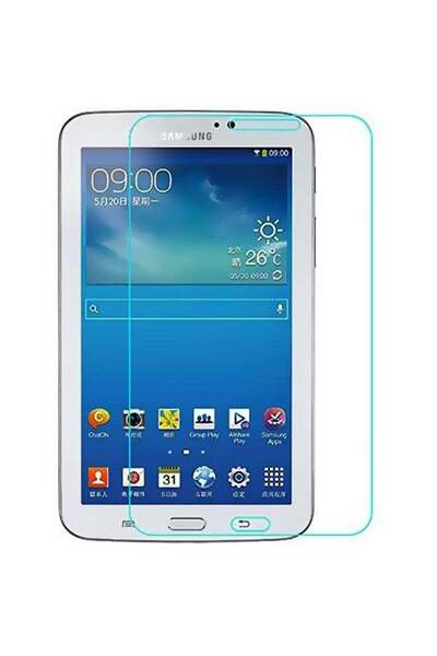Generic واقي شاشة زجاجي مقوى لجهاز سامسونج جالاكسي تاب 3 (SM-T110) شفاف