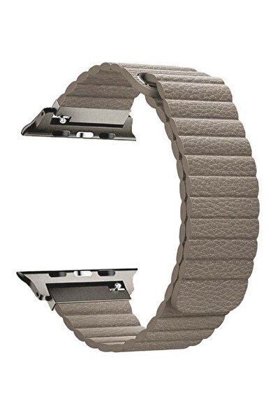 Promate Leather Apple Watch Band 38mm/40mm, Lightweight Stylish Leather Loop Replacement Wristband w