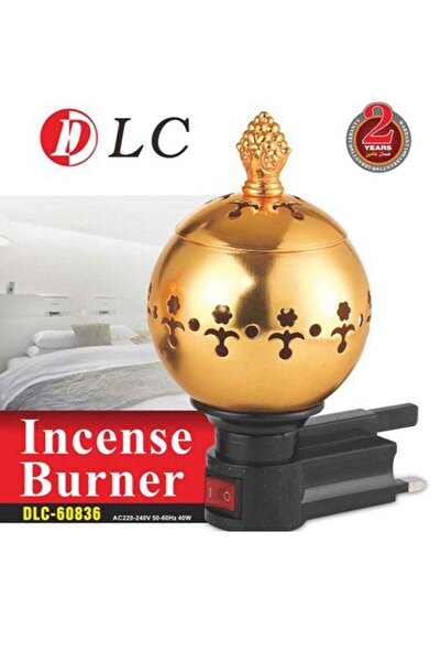 DLC Electric incense burner in classic gold style