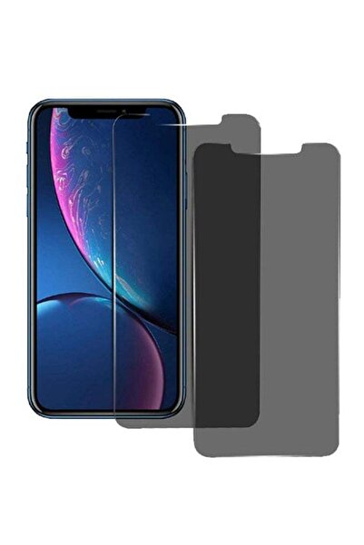 Generic 360° Privacy Anti-Peeping LCD Screen Protector For iPhone XR Black