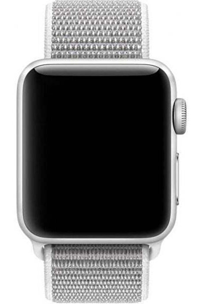 Generic سوار ساعة آبل بديل من الفولاذ المقاوم للصدأ باللون الفضي