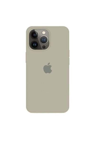 Margoun Protective Soft Silicone Case Cover for Apple iPhone 13 Pro Max Stone
