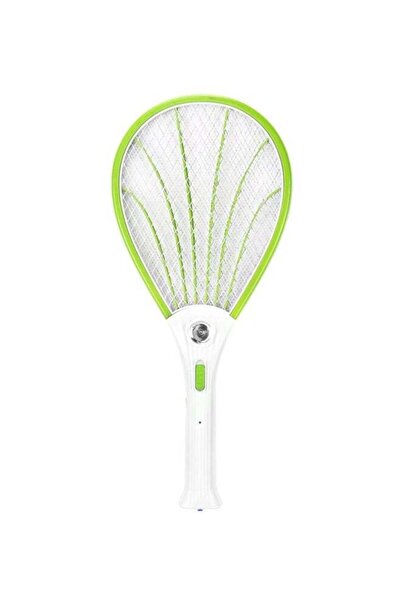 Generic مضرب الحشرات الكهربائي أبيض/أخضر