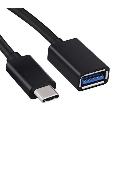 Generic Type-C Male To USB 3.0 A Female OTG Cable Black